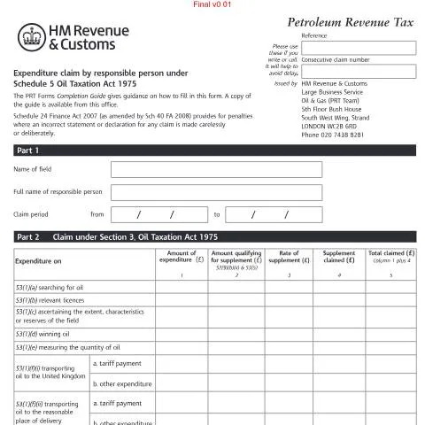 Document preview: Navigating the Petroleum Revenue Tax Expenditure Claim Process — Taxes