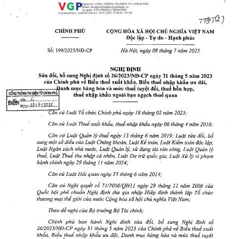 Document preview: Nghị Định 199/2025/NĐ-CP: Tầm Quan Trọng và Quy Trình Thực Hiện — Thủ tục hành chính (CERFA n°199/2025/NĐ-CP)