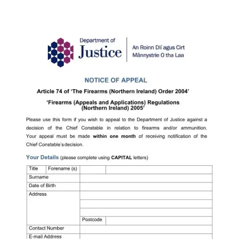 Document preview: Understanding the Firearms Appeal Process in Northern Ireland — Legal & justice