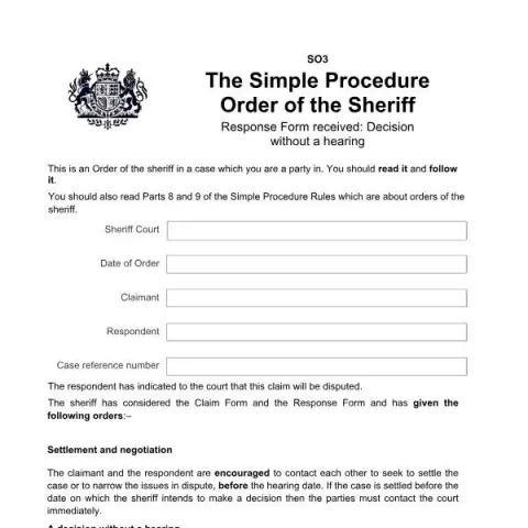 Document preview: Scottish Courts and Tribunals Service Response Form: Decision without — Legal & justice (Standard Order 03 March 2023)