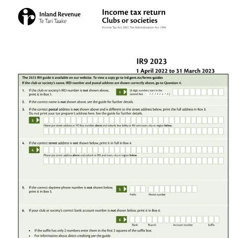 Document preview: Comprehensive Guide to the IR9 Form for Clubs and Societies — Taxes (CERFA n°IR9)