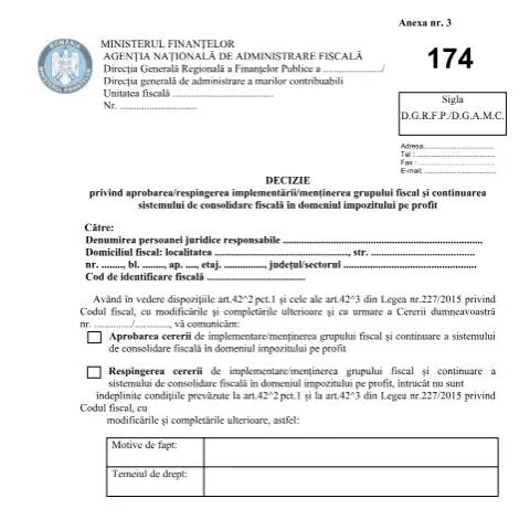 Document preview: Importanța Deciziei OPANAF 1191/2021 pentru contribuabili — Impozite & fiscalitate (CERFA n°174_OPANAF_1191_2021)