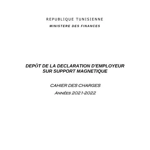 Aperçu du document L'Essentiel de la Déclaration d'Employeur en Tunisie — Démarches administratives