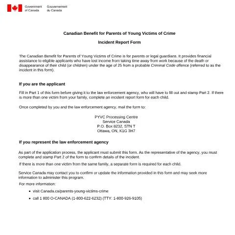 Document preview: Understanding the EMP5633 Form for Parents of Young Victims — Work & employment (CERFA n°EMP5633)
