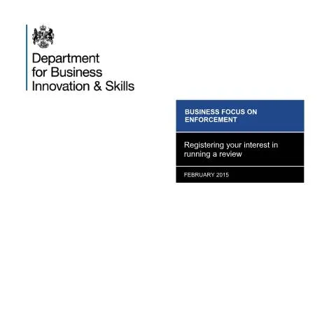 Document preview: Shape the Future of Business Regulation Enforcement in the UK — Business