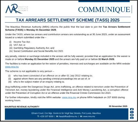 Document preview: Essential Guide to the Tax Arrears Settlement Scheme — Taxes (TASS051125)
