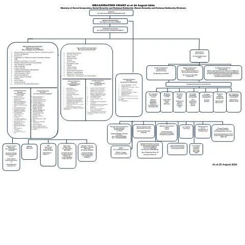 Document preview: Understanding the Ministry's Organizational Structure as of August — Government & admin (CERFA n°ORGANISATION-CHART-20.08.2024)