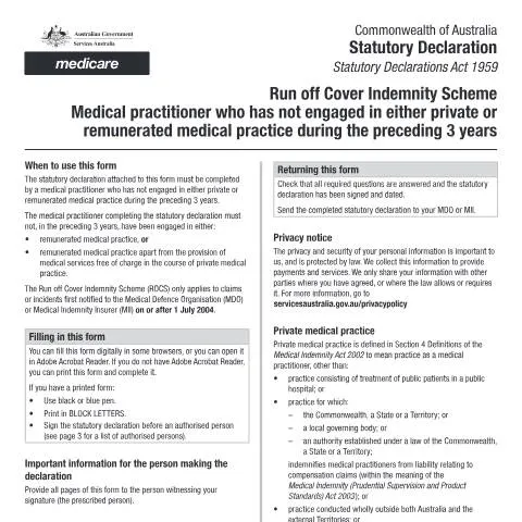 Document preview: Understanding the MO034 Statutory Declaration for Medical — Health (CERFA n°MO034)