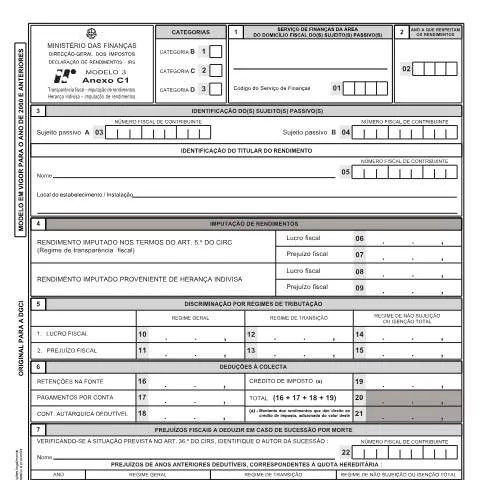 Pré-visualização do documento Anexo C1: Essencial para Sócios e Herdeiros em Portugal — Impostos