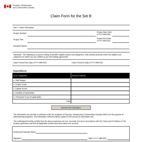 Document preview: Your Guide to the HICC Claim Form HIC5541 — Government & admin (CERFA n°HIC5541)