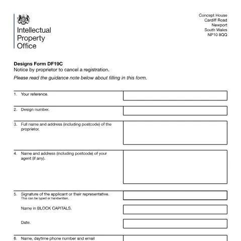 Document preview: Understanding the Cancellation Notice in Design Rights — Legal & justice