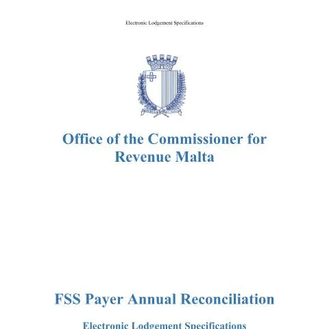 Document preview: Understanding Malta's Electronic Payroll Reporting Requirements — Taxes (CERFA n°electronic-lodgement-specifications)