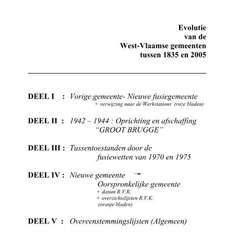 Aperçu du document Historique des divisions cadastrales en West-Vlaanderen — Démarches administratives (CERFA n°West-Vlaanderen_volledig)