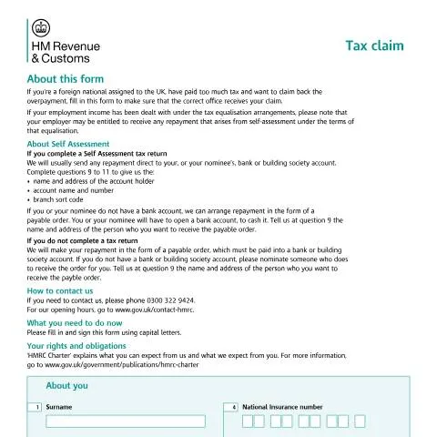 Document preview: How Expats Can Reclaim Overpaid UK Income Tax — Taxes