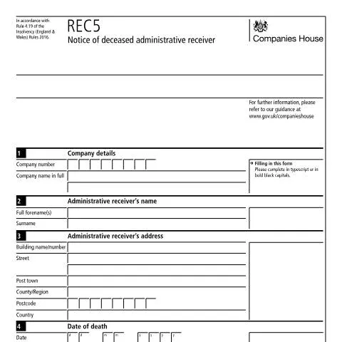 Document preview: Understanding the REC5 Notice for Company Management — Legal & justice