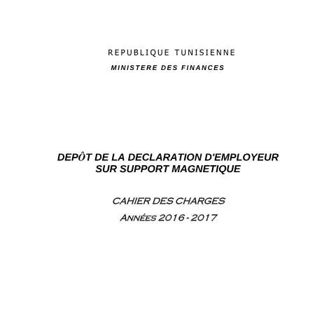 Aperçu du document Comprendre la déclaration d'employeur sur support magnétique en — Démarches administratives