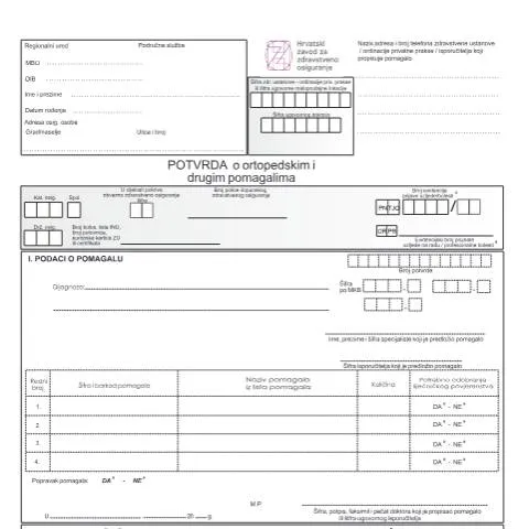 Document preview: Razumijevanje obrasca PotOrt 09122022 u Hrvatskoj — Zdravlje (CERFA n°PotOrt 09122022)
