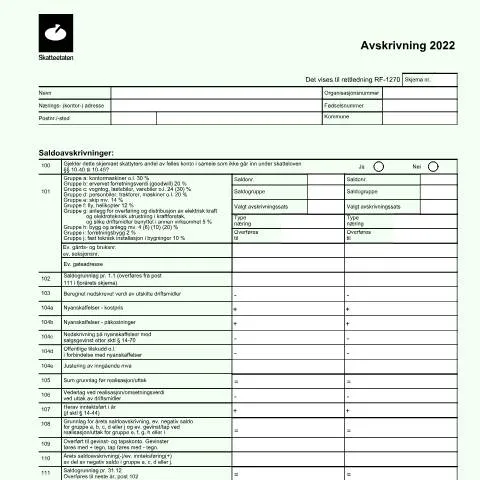 Document preview: Rolle og betydning av RF-1084 i skatteforvaltningen — Administrative prosedyrer (CERFA n°RF-1084)