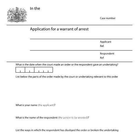 Document preview: Understanding the FL407 Warrant of Arrest in Domestic Abuse — Legal & justice