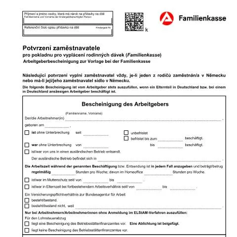 Dokumentvorschau: Die Bedeutung der Arbeitgeberbescheinigung KG 54 für — Arbeit & Beschäftigung (CERFA n°arbeitgeberbescheinigung-kg-54-cz_ba052646)