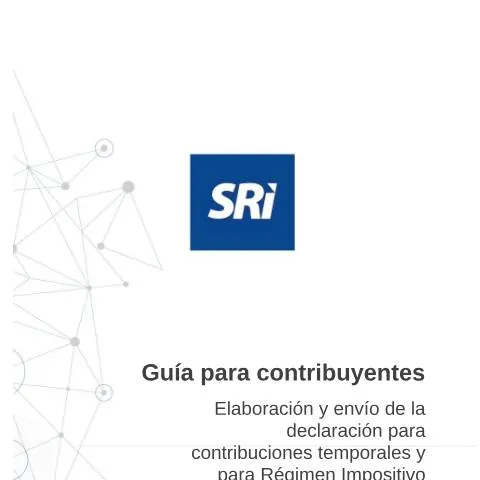 Vista previa del documento Regularización de Activos en el Exterior: Guía Práctica — Impuestos (CERFA n°Guía para el llenado del Formulario Contribuciones Temporales y para Régimen Impositivo Voluntario)