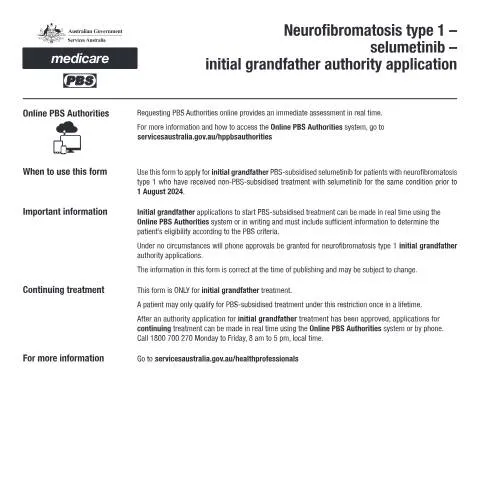 Document preview: Navigating the PB371 Application for Neurofibromatosis Type 1 — Health (CERFA n°PB371)