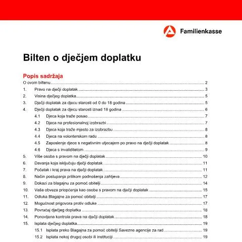 Dokumentvorschau: Merkblatt zum Kindergeld (kg2-hr) für ausländische Familien — Familie (CERFA n°kg2-hr-merkblattkindergeld_ba035370)