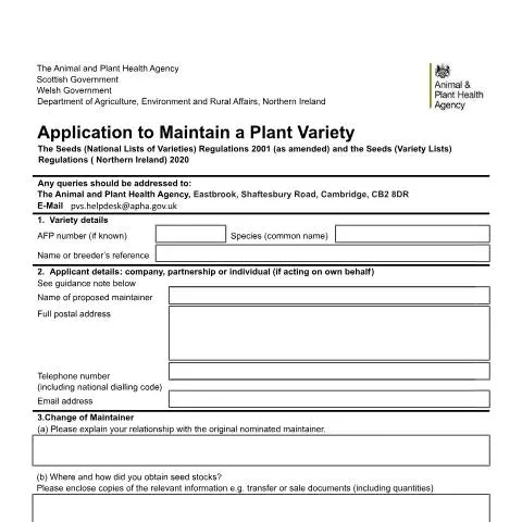Document preview: Navigating the Plant Variety Maintenance Application Process — Government & admin