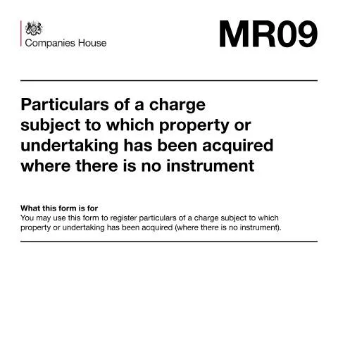 Document preview: Understanding the MR09 Form for Property Charges — Business