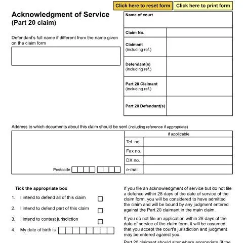 Document preview: Understanding Form N213: Third Party Response to Part 20 Claims — Legal & justice