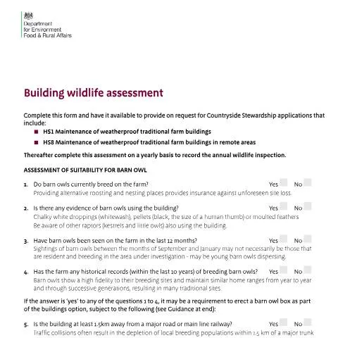 Document preview: Understanding the Importance of Wildlife Assessments in Farming — Environment & energy