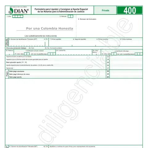 Vista previa del documento Liquidación y consignación del Aporte Notarías 2019 — Trámites administrativos (CERFA n°F400-2019)
