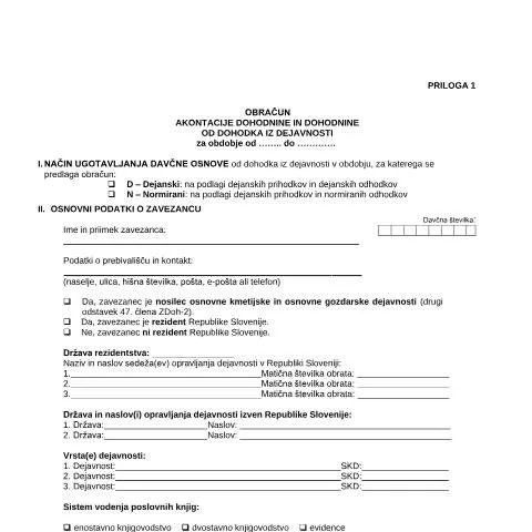 Document preview: Kako izpolniti Obračun akontacije dohodnine DDD-DDD — Davki & obdavčitev (CERFA n°DDD-DDD)
