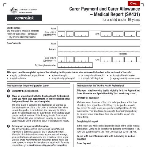 Document preview: Essential Guide to the SA431 Medical Report Submission — Health (CERFA n°SA431)