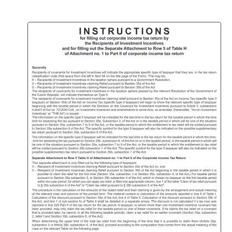 Document preview: Jak vyplnit přiznání k dani z příjmů právnických osob — Daně a fiskální záležitosti (CERFA n°25 5404/C1a)