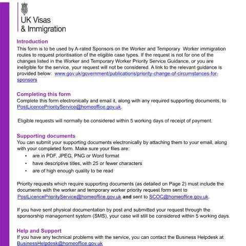 Document preview: Fast-Track Immigration Processing for Accredited UK Employers — Work & employment
