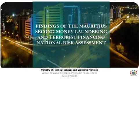 Document preview: Understanding the Importance of the NRA Findings Document — Government & admin (NRAFindings-PPT)