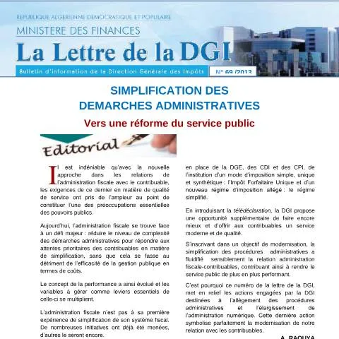 Aperçu du document Comprendre le Formulaire LDGI 69 et Son Impact Fiscal — Démarches administratives (CERFA n°LDGI 69)