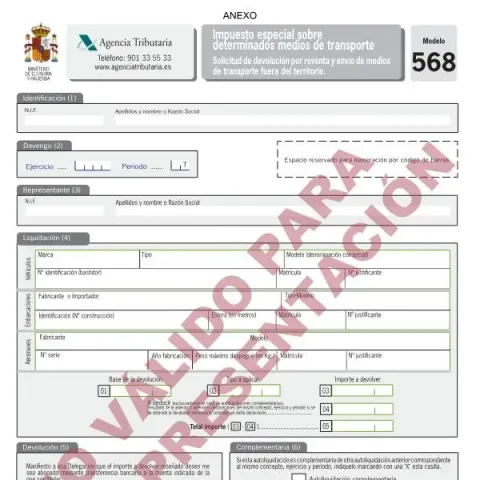 Vista previa del documento ¿Qué es y para qué sirve el Modelo 568 en la gestión tributaria? — Impuestos (568)