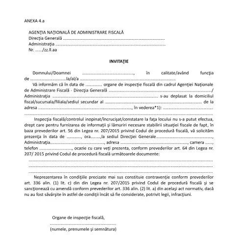 Document preview: Importanța Invitației OPANAF 3711/2015 în fiscalitate — Formalități administrative (CERFA n°O3711_15_A4)