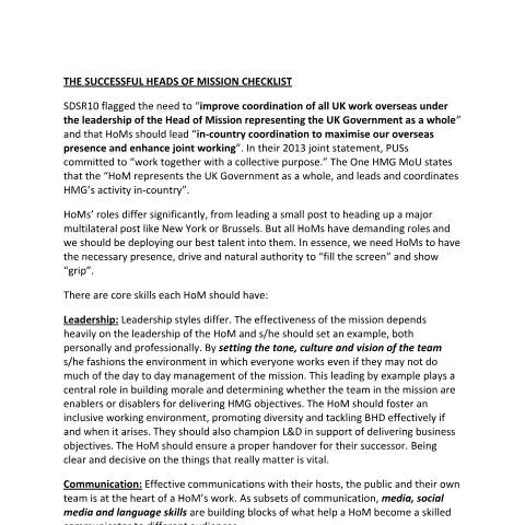 Document preview: Understanding the Role of Job Application Forms in FCO Leadership — Work & employment