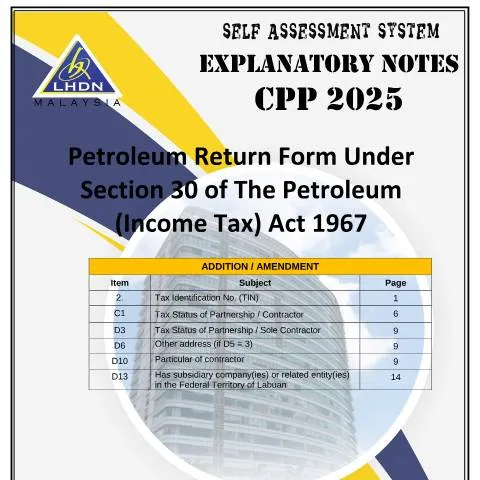 Document preview: Panduan Lengkap Mengisi CPP 2025 untuk Operasi Petroleum — Cukai & percukaian