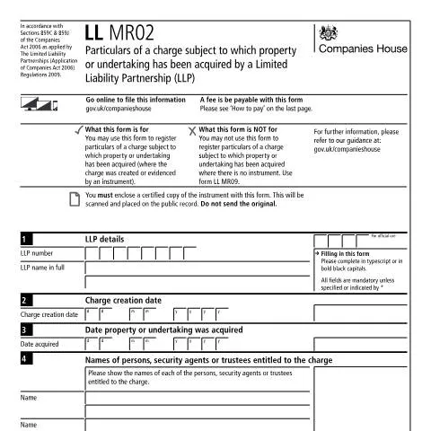Document preview: Understanding LL MR02 in Limited Liability Partnerships — Business