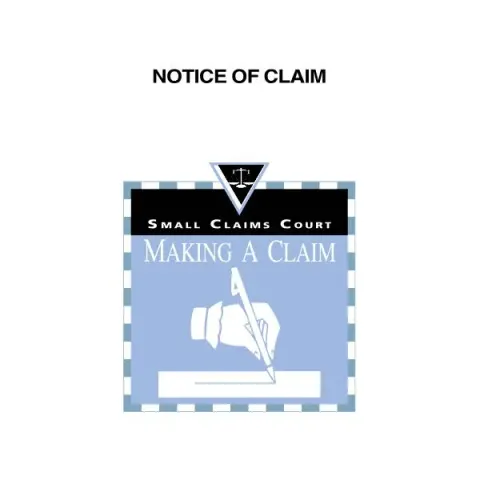 Document preview: Understanding the Notice of Claim (SCL 001) in BC Small Claims Court — Legal & justice (SCL 001)
