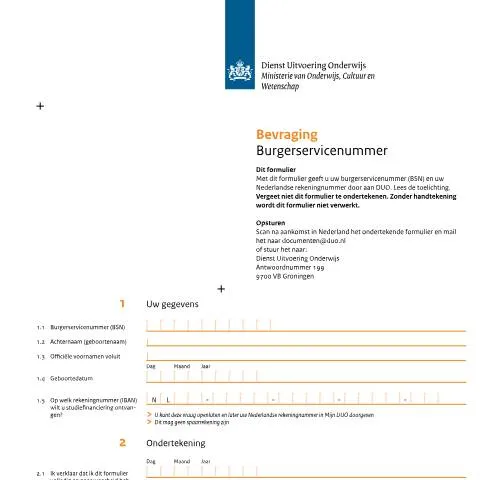Documentvoorvertoning: Stap voor Stap: Bevraging Burgerservicenummer voor Studenten — Overheid & administratie