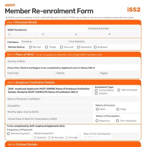 Document preview: Comprehensive Guide to the Member Re-enrolment Form (ISS2) — Benefits & social aid (CERFA n°ISS2)