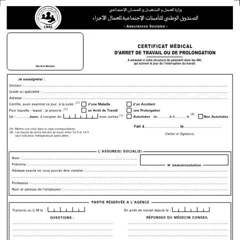 Aperçu du document Comprendre le Certificat Médical AS 07 et Son Importance — Santé (CERFA n°AS 07)