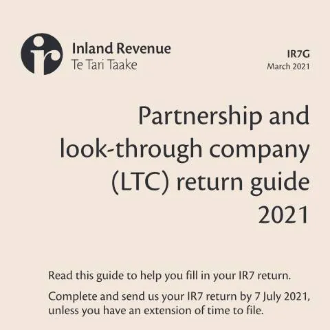 Document preview: Essential Guide to IR7G for Partnerships and LTCs — Taxes (CERFA n°IR7G)