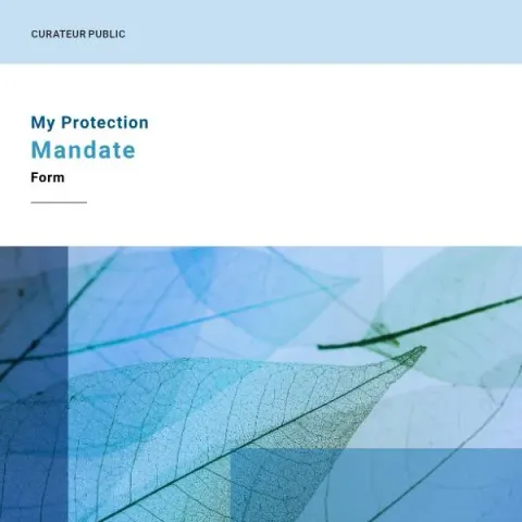 Document preview: Understanding the My Protection Mandate Form for Canadians — Legal & justice