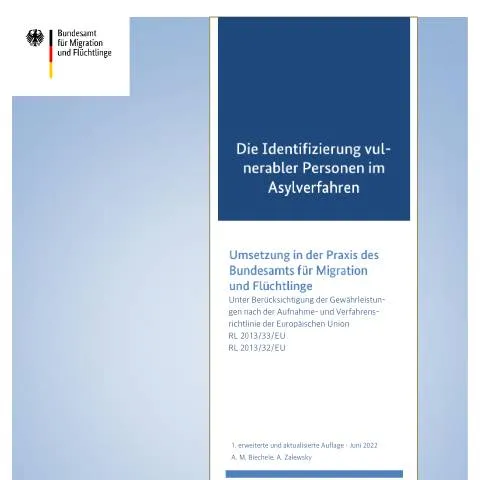 Dokumentvorschau: Verfahren zur Identifizierung vulnerabler Personen im Asylprozess — Behörden & Verwaltung (CERFA n°konzept-identifizierung-vulnerable-personen)